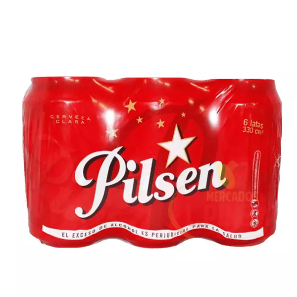 Cerveza Pilsen Lata 6*330ml