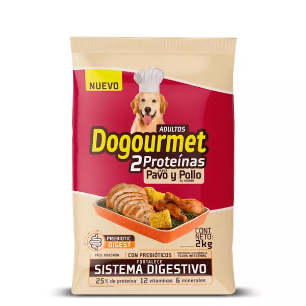 Alimento para Perros Dogourmet Pavo y Pollo 2000g