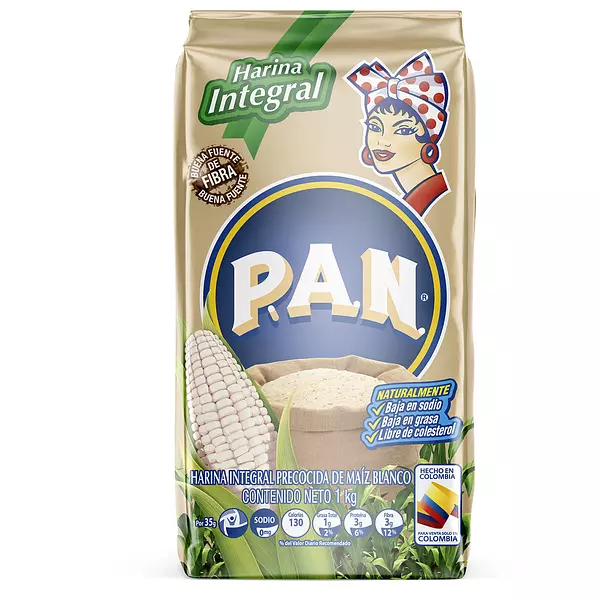 Harina Pan Integral 1000g