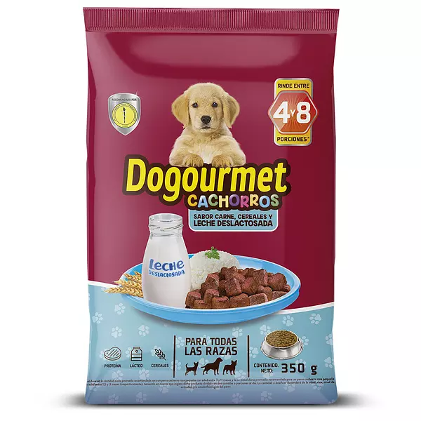 Alimento para Perros Dogourmet 350g con Leche