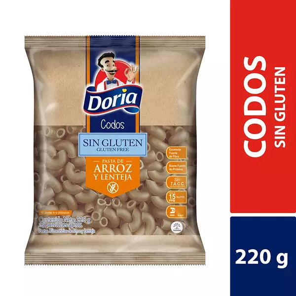 Codos Doria Sin Gluten 220g