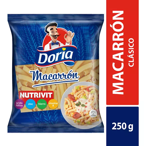 Pasta Doria x 250gr Macarron