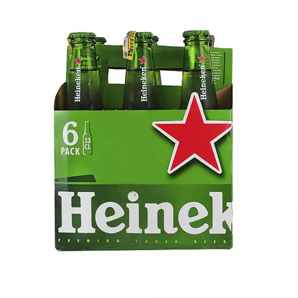 Cerveza Heineken Botella Sixpack 330ml