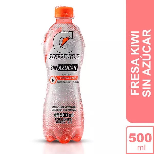 Gatorade Sin Azucar FresaKiwi 500ml