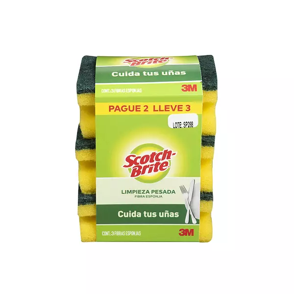 Esponjilla Scotch Brite Salva Uñas Pague 2 Lleve 3