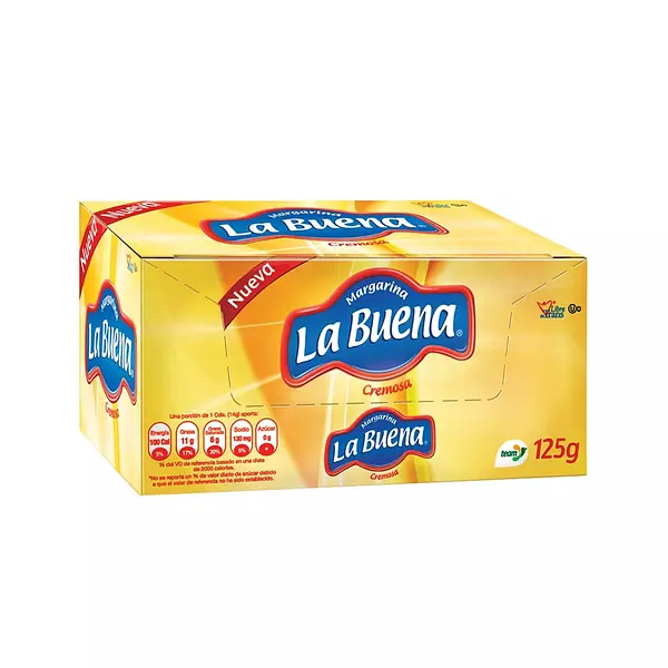 Margarina La Buena Cremosa Display 125g