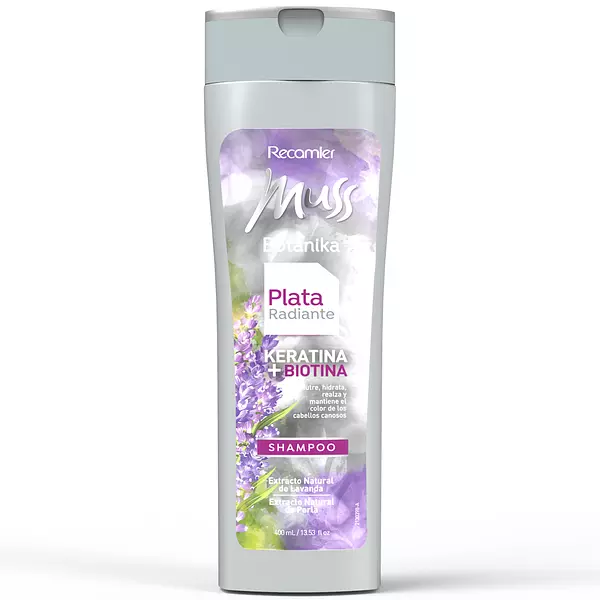 Shampoo Muss Plata Radiante 400ml