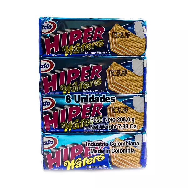 Galleta Italo Hiper Wafer Vainilla 208g