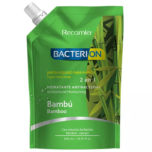 Recamier Bacterion J Liq Manos x 500cc Repuesto Bambu