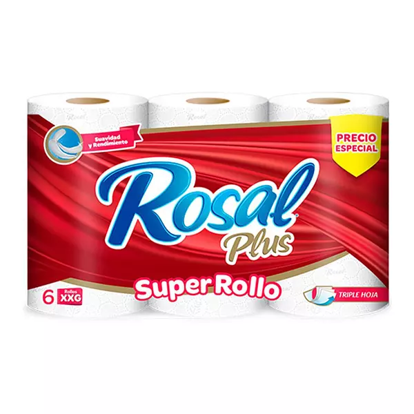 Papel Higienico Rosal Ultraconfort 6*30 M