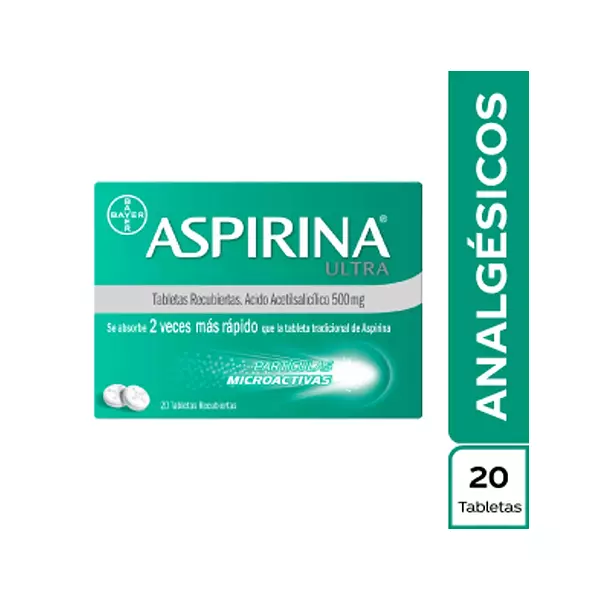 Aspirina Ultra 500gr x 20tab