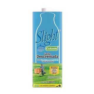 Leche Colanta Tetra 1000ml Descremada