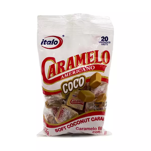 Caramelo de Coco Italo 20 Und