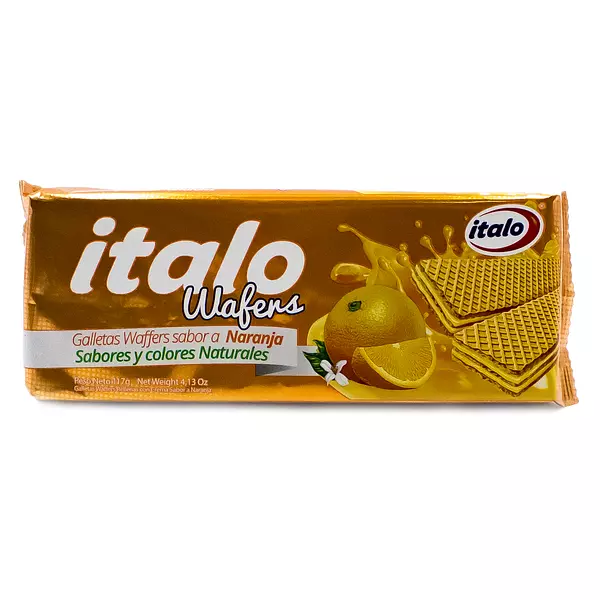 Galleta Italo Wafers Naranja 117g