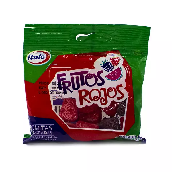 Gomas Italo Moritas Frutos Rojos 40g