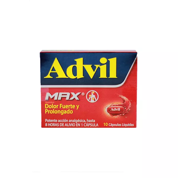 Medicamento Advil Max 10 Capsulas