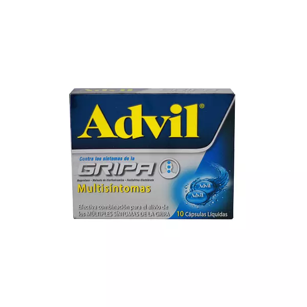 Medicamento Advil Gripa 10 Capsulas