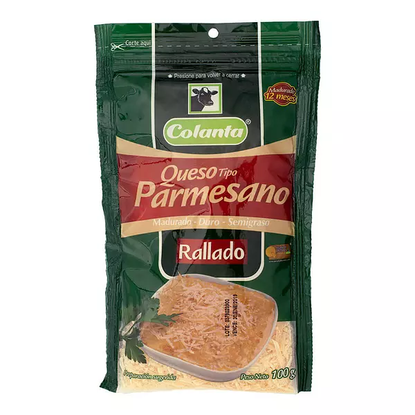 Colanta Queso x 100g Parmesano Rallado