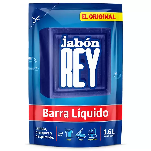 Detergente Rey Barra Liquido 1.6 L