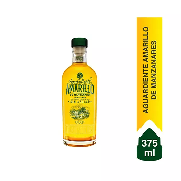 Aguardiente Amarillo Manzanares 375ml