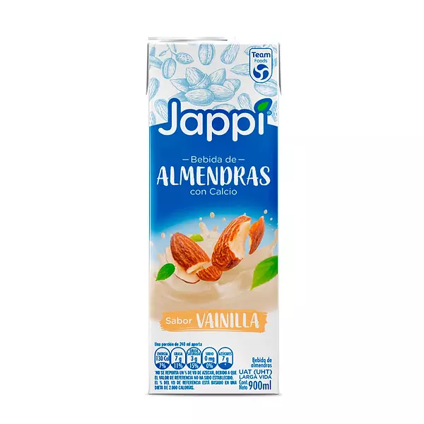 Bebida de Almendra Jappi Vainilla 900ml