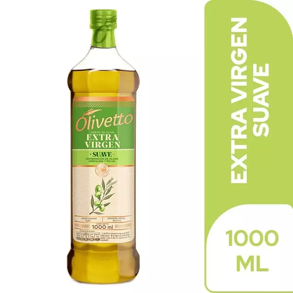 Aceite de Oliva Extravirgen Olivetto Suave 1000ml