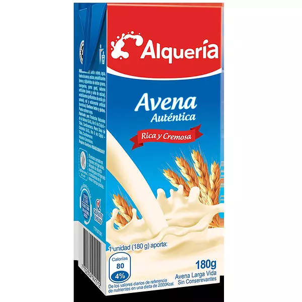 Avena Alqueria Autentica Tetrapack 180g