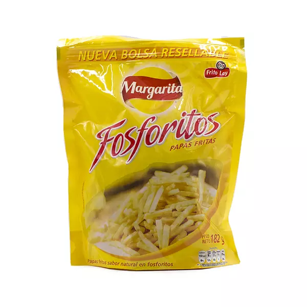 Pasabocas Papas Margarita Fosforito 182g