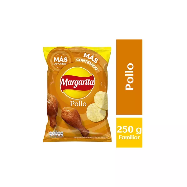 Pasabocas Papa Margarita Pollo 250g