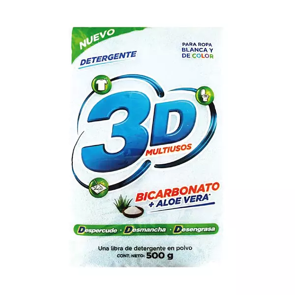 Det. 3d Multiusos x 500gr