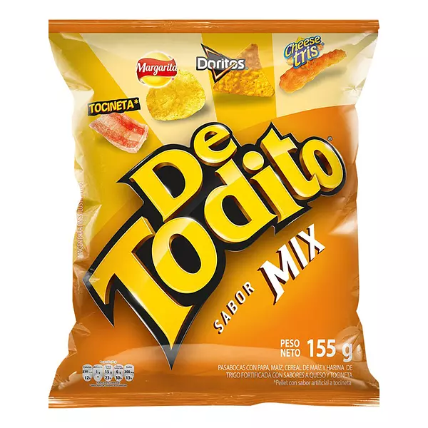 Pasabocas de Todito Mix 165g