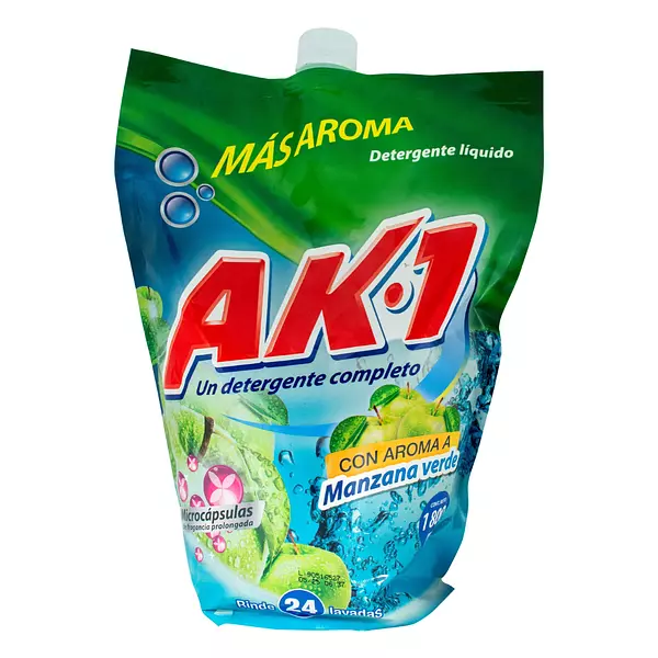 Detergente Ak1 Doypack Manzana 1800ml