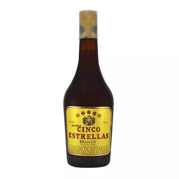 Brandy Cinco Estrellas x 700ml