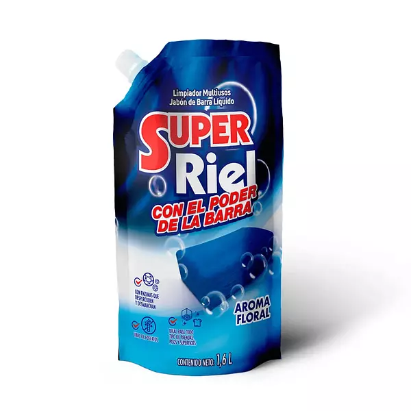 Detergente Super Riel Doypack 1600ml