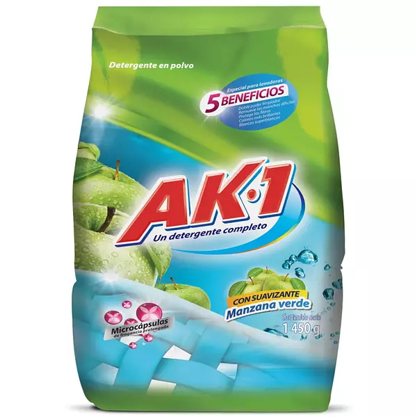 Detergente Ak1 Manzana 3k