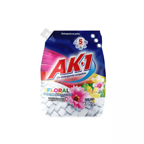 Detergente Ak1 Floral 3k