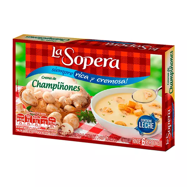 Sopera 6 Por Champiñones