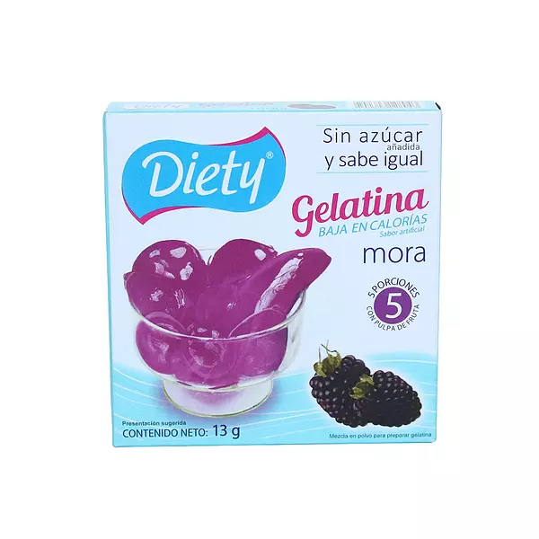 Gelatina Diety Mora 13g