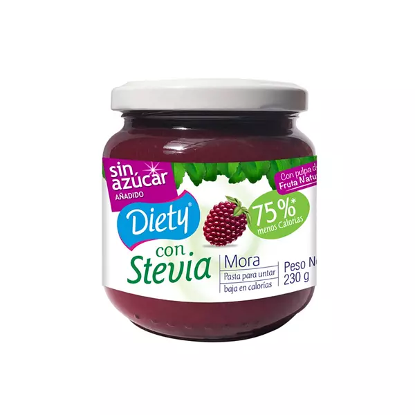 Mermelada Diety Stevia Mora 230g