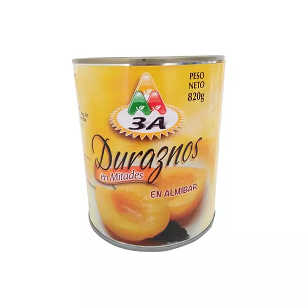 Duraznos 3a 820g de Mitades