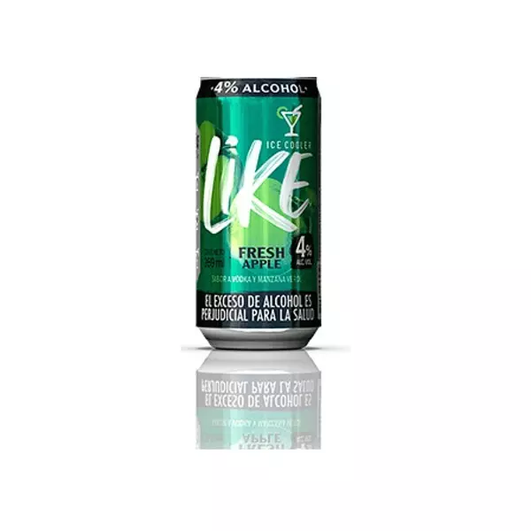 Aperitivo Like Manzana Verde Lata 269ml