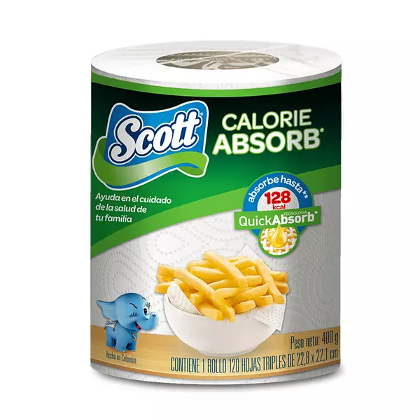 Toalla Cocina Scott 415gr Calorie Absorb