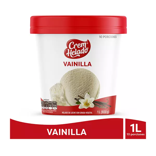 Helado Crem Helado Vainilla 600g