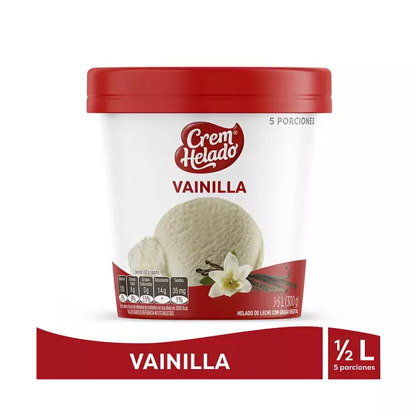 Helado Crem Helado Vainilla 300g