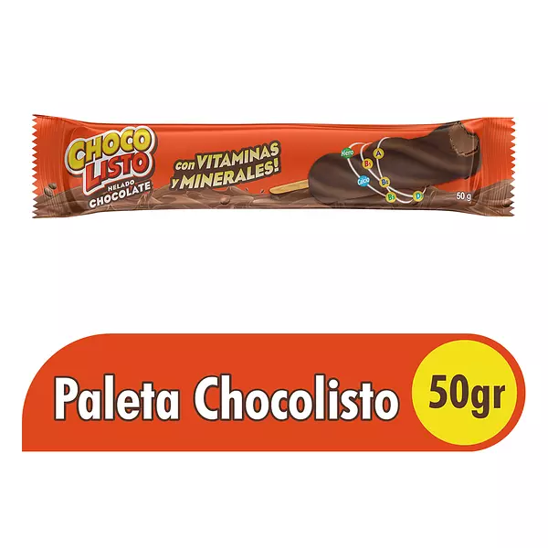 Helado Chocolisto Paleta 52g