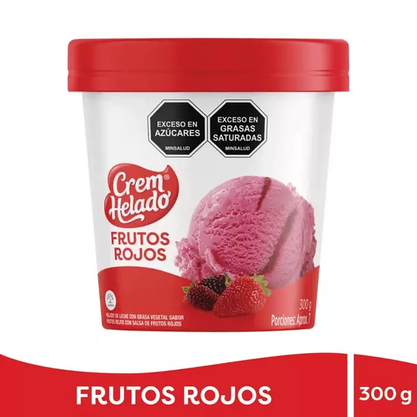 Helado Crem Helado Frutos Rojos 300g