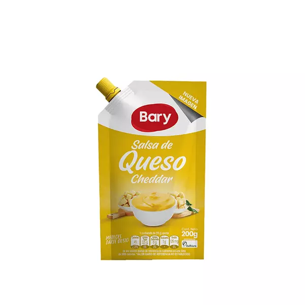 Salsa de Queso Cheddar Bary 200g