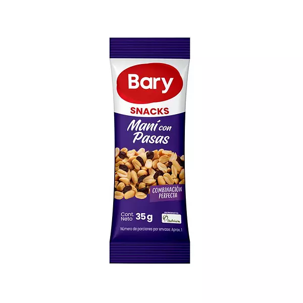 Mani Bary con Pasas 35g