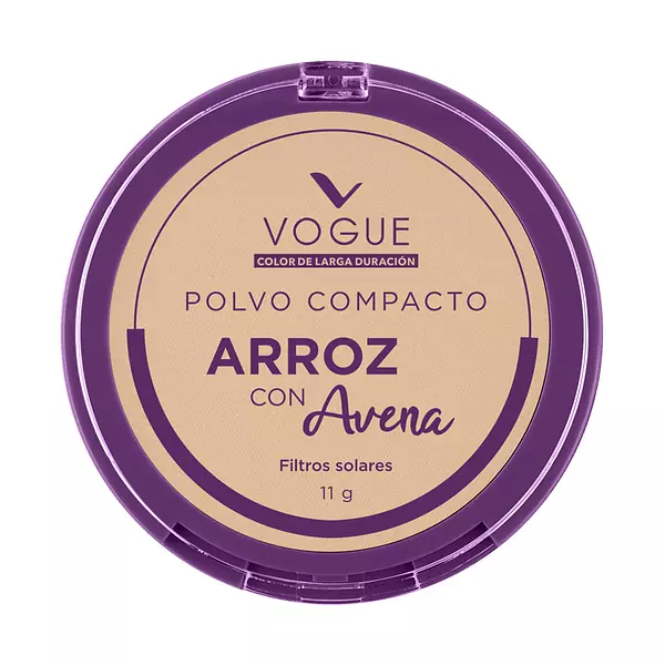 Polvo Compacto Vogue Arroz Vainilla 11g