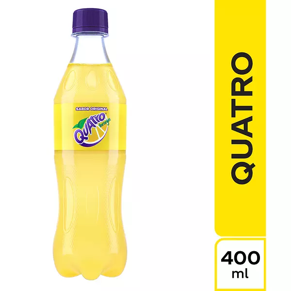 Gaseosa x 400ml Quatro Toronja